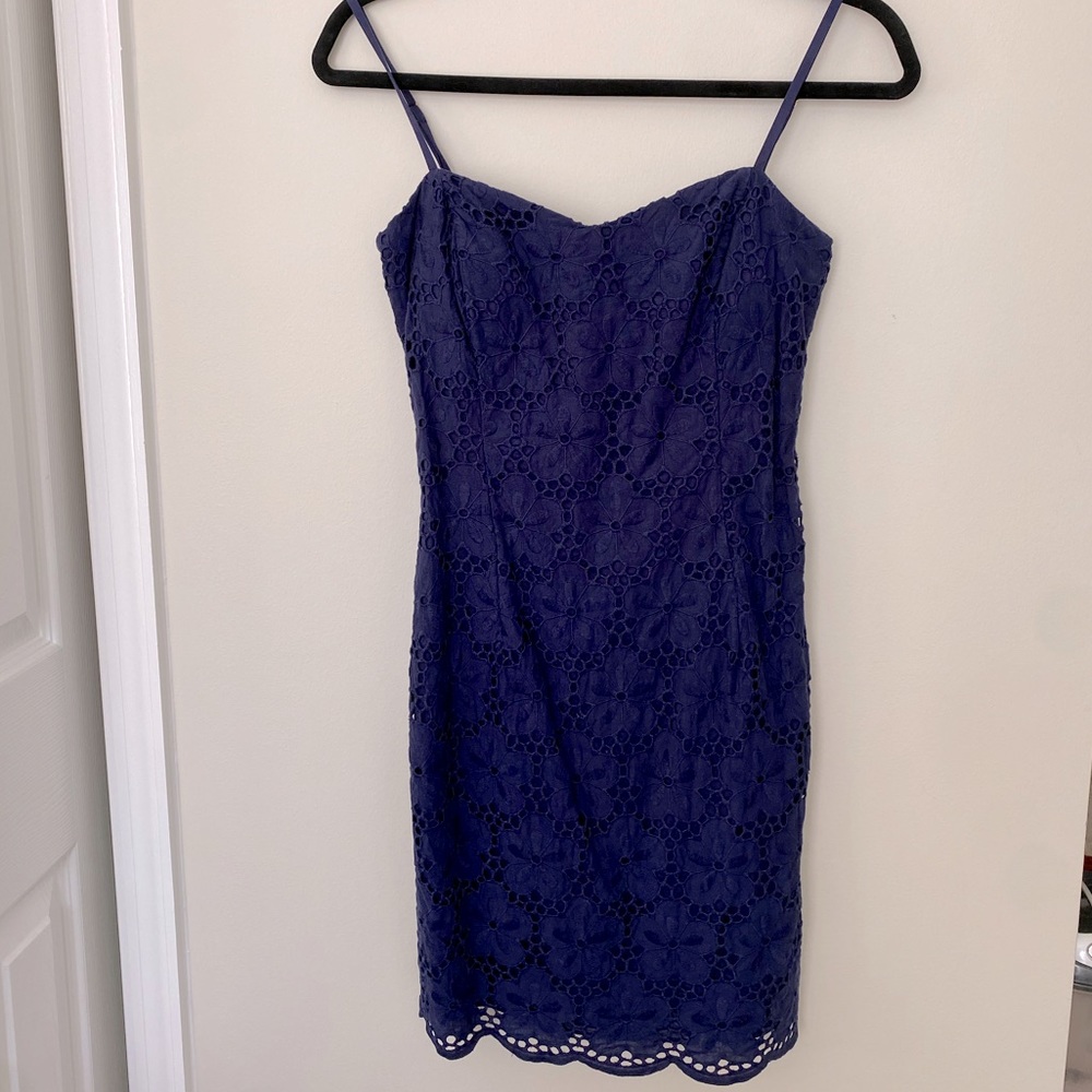 Lilly Pulitzer navy blue dress